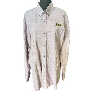 ECU Pirates Cutter & Buck XXL Button Down Shirt Long Sleeve Plaid